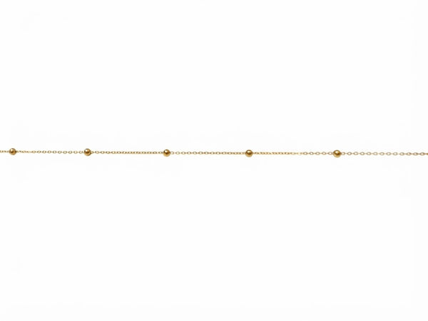 Ball Station Chain Gold Gold