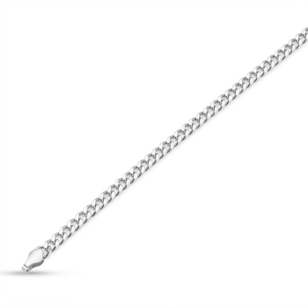 Bold Curb Chain with Clasp Silver