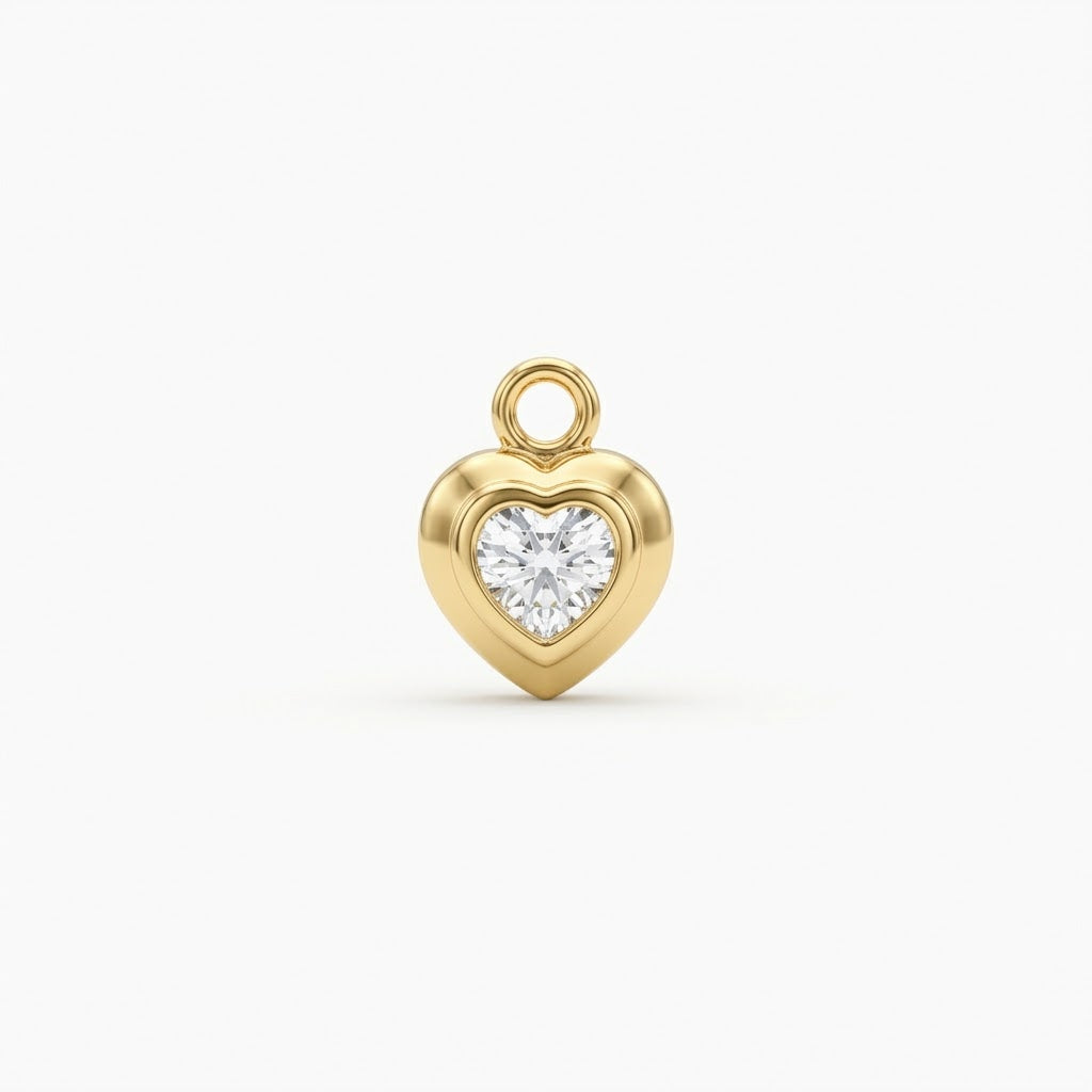 Crystal Heart Charm