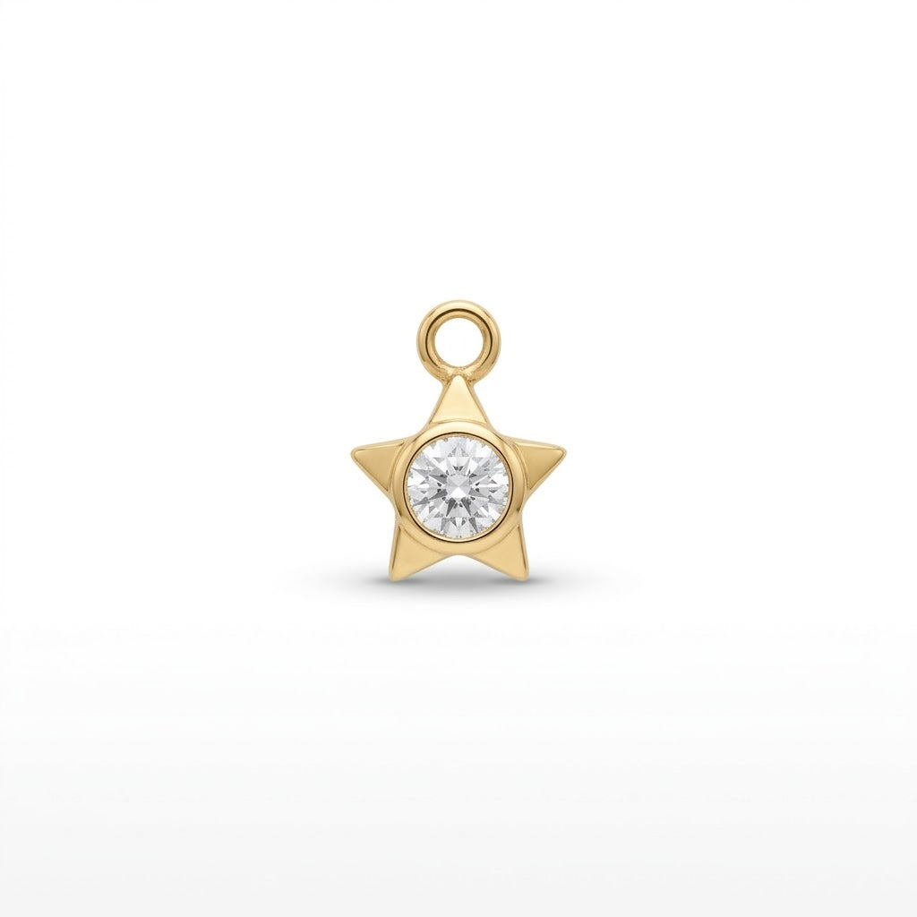 Crystal Star Charm