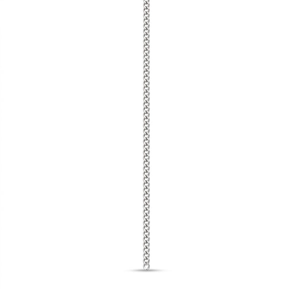 Dainty Curb Chain Silver
