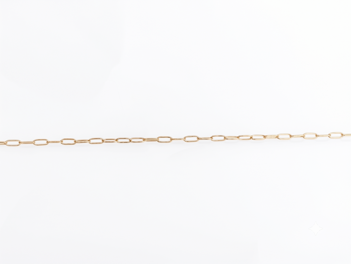 Fine Paperclip Chain
