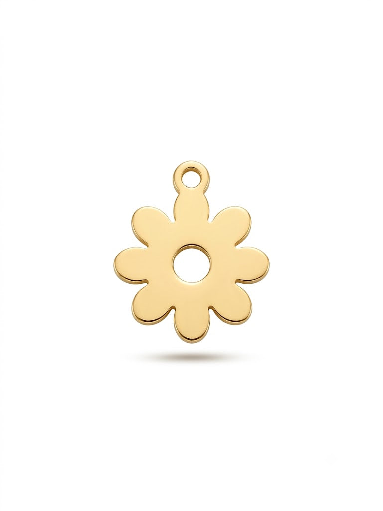 Gold Daisy Charm