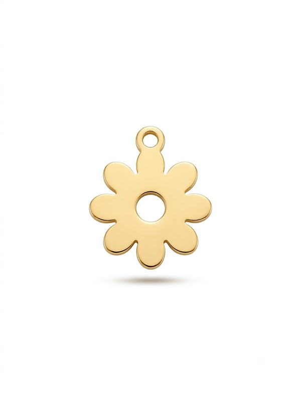Gold Daisy Charm