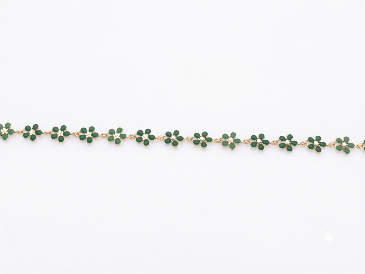 Green Flower Chain