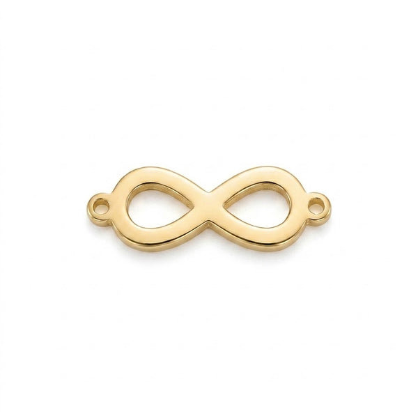 Infinity Connector Charm Gold