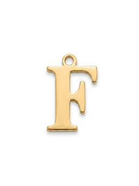 Letter F Charm