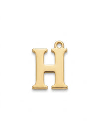 Letter H Charm