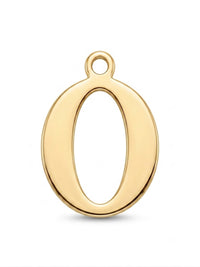 Letter O Charm