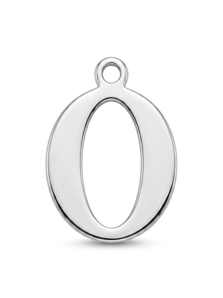 Letter O Charm