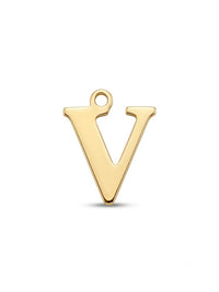 Letter V Charm