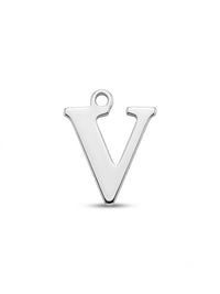 Letter V Charm