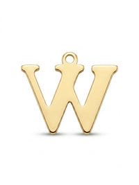 Letter W Charm