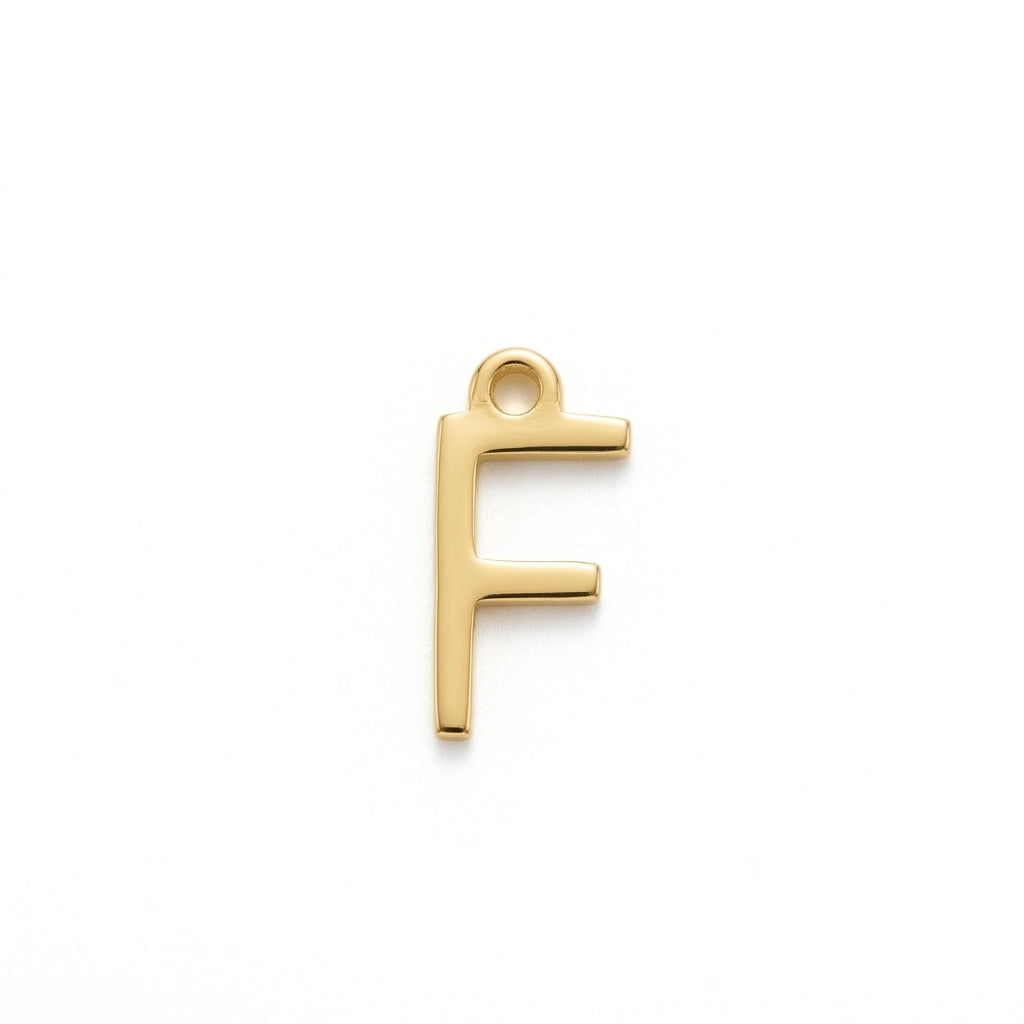 Mini Letter F Charm