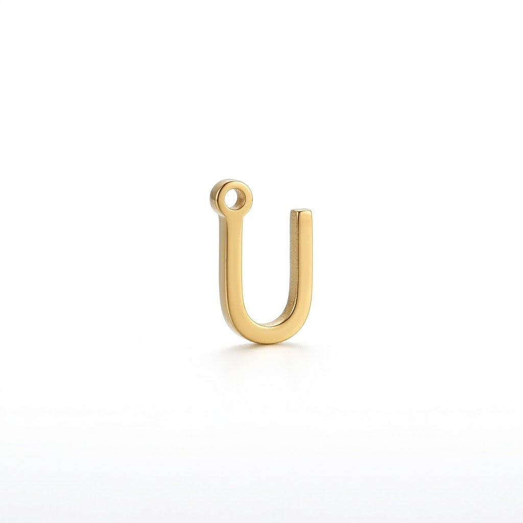 Mini Letter U Charm