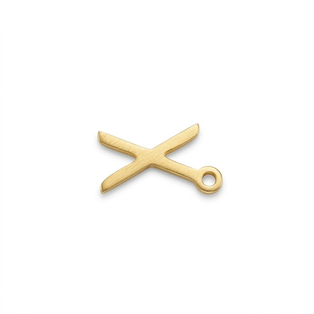 Mini Letter X Charm