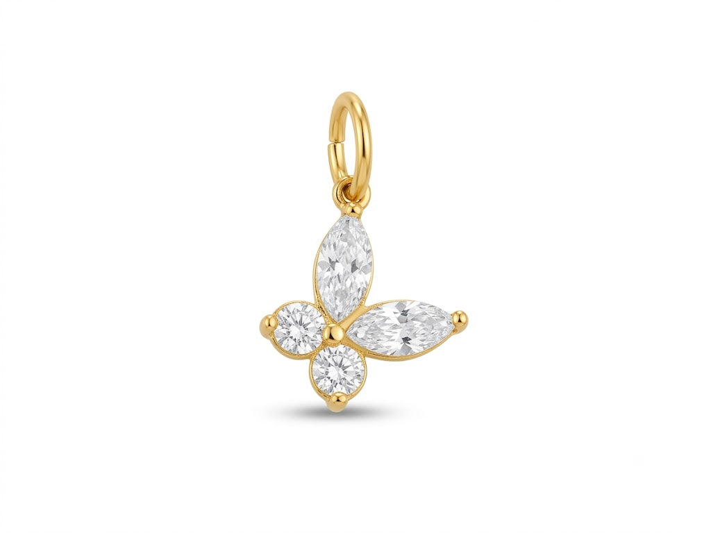 Pavé Butterfly Charm
