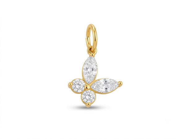 Pavé Butterfly Charm