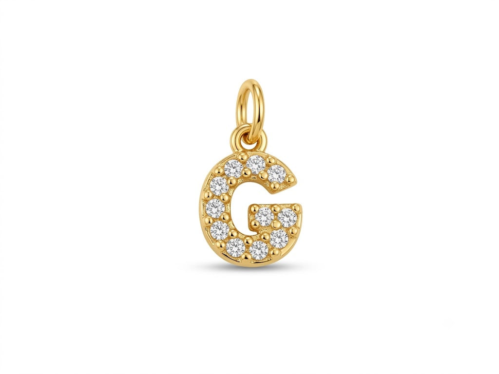 Pavé Letter G Charm