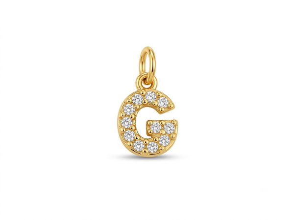 Pavé Letter G Charm