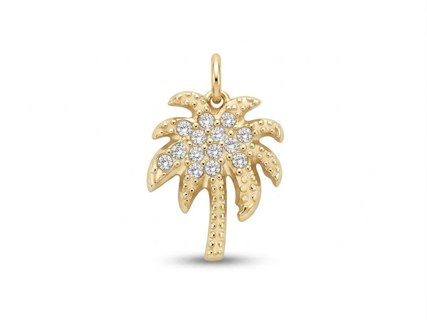 Pavé Palm Tree Charm
