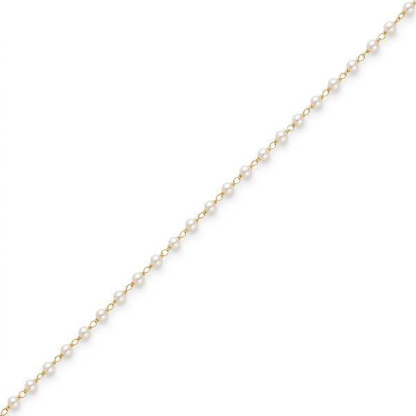 Pearl Rosary Chain Gold chain