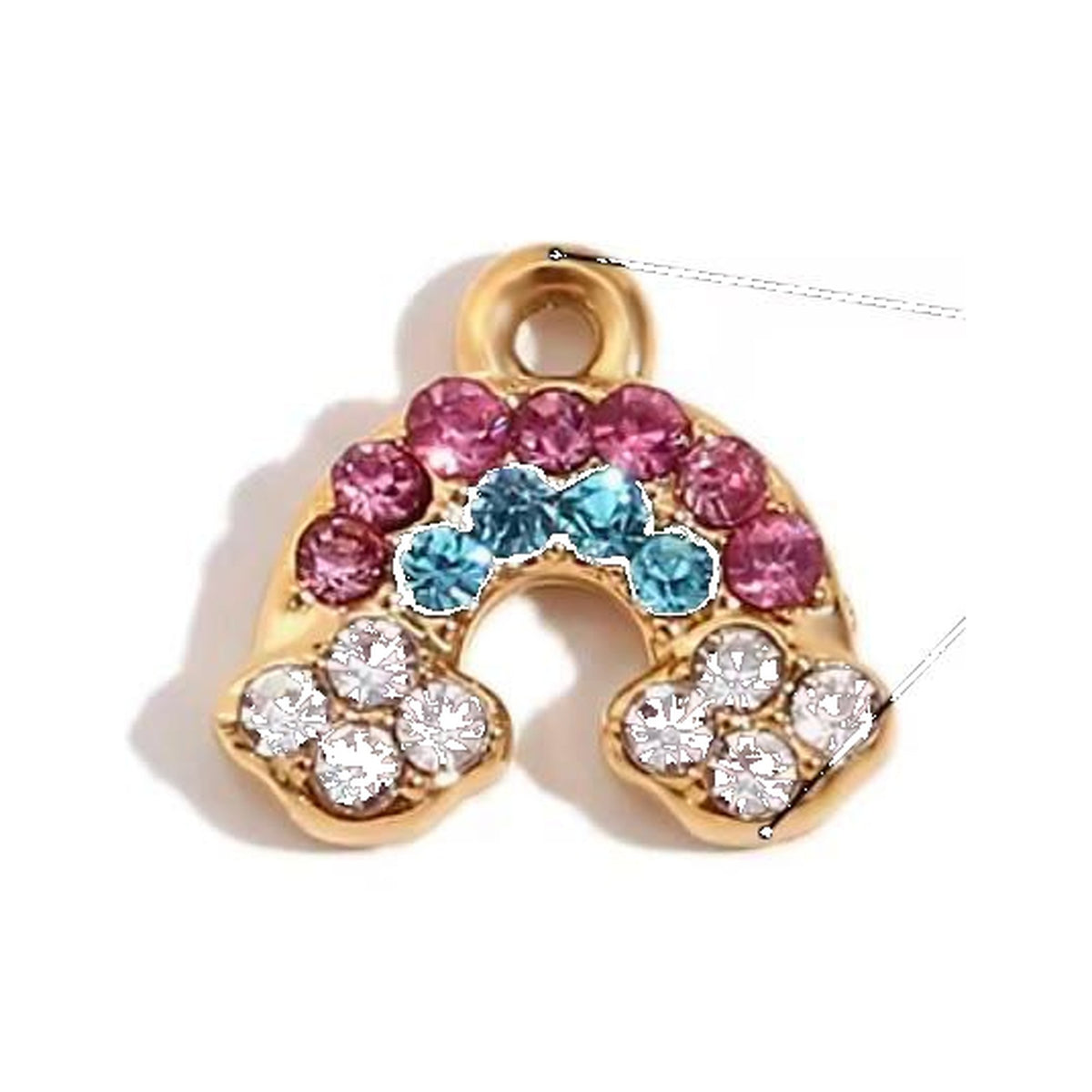 Rainbow Pave Charm