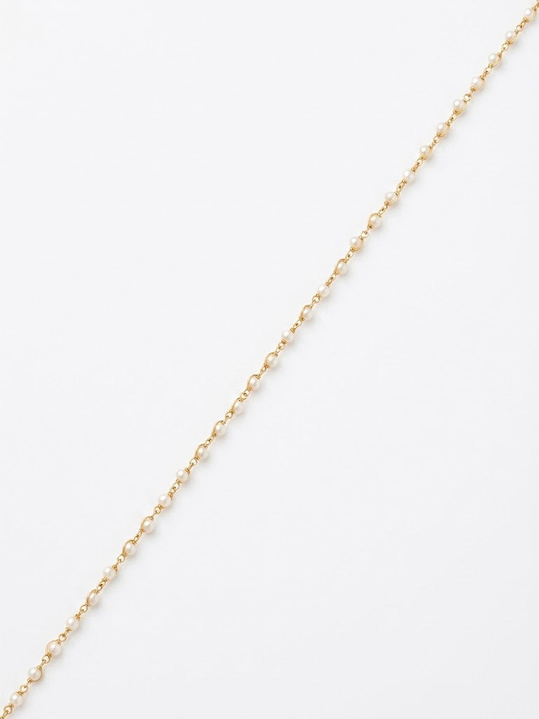 Seed Pearl Chain Gold