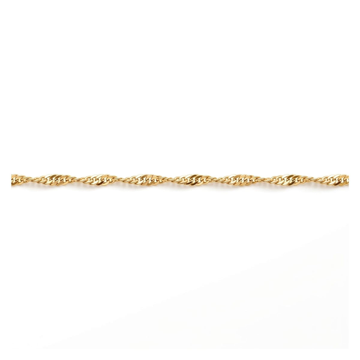 Singapore Twist Chain Gold