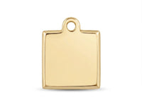 Square Tag Charm